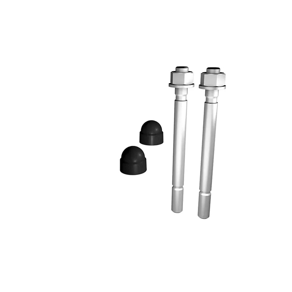 Cheville pour sol Prestio béton avec capuchon noir Kordo, lot de 2