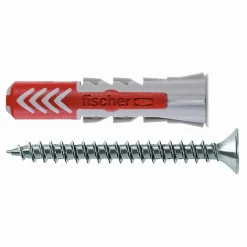 Cheville tous matériaux DuoPower FISCHER 14x70 avec vis - Boîte de 8