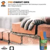 Ciment Gris Polyvalent 5kg - Finesse et Séchage Rapide - Maçonnerie, Réparation, Scellement et Jointoiement Intérieur/Extérieur