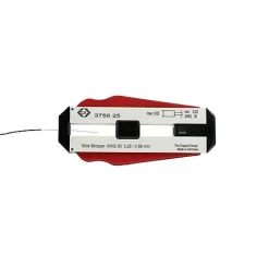 C.K T3756 Dénudeur compact pour fils PVC et PTFE 0,25 mm - butée réglable, lames trempées