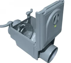Clapet anti-retour PVC à coller avec niveau bulle diamètre 100