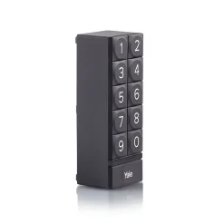 Clavier à code connecté Yale noir compatible serrure connectée