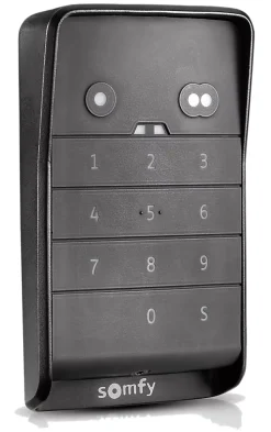 Clavier à code RTS pour portail et/ou porte de garage motorisés radio RTS Somfy
