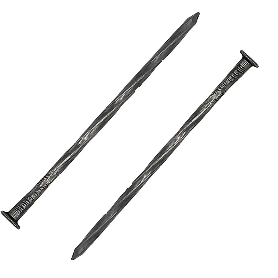 Clou Pointes Tête plate acier torsadées d 4.1 x L 100 mm Boite de 5 kg