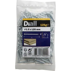 Clous à tête bombée en acier zingués 1,5x20 - 125g