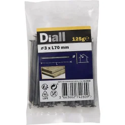 Clous à tête plate en acier 3x70 - 125g