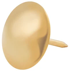 Clous tapissiers en acier plaqués en laiton 18 x 23 mm - 50 pièces
