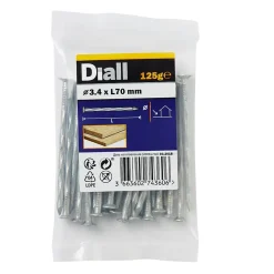 Clous torsadés en acier galvanisé 3,4x70 - 125g