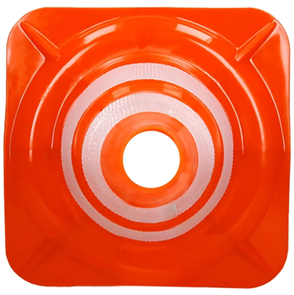 Cône de signalisation routière cône de chantier orange blanc 47 cm 1 pièce
