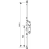 Coffre de serrure principal SECURY X 35/92 têtière 16mm longueur 649,5mm cote D 310mm - FERCO - 6-39046-16-0-1