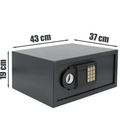 Coffre fort 25L spécial ordinateur portable ouverture serrure électronique Reskal