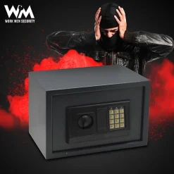 Coffre fort électronique - Work Men Security - CFE253525 - Dimensions extérieur 25 x 35 x 25 cm