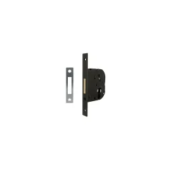 Coffre petit modèle pêne dormant axe 50mm profil européen noir bout carré - JPM - 235000-01-0X
