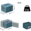 Coffre-fort à clé à emmurer TK/5 - 21 L - TECHNOSAFE