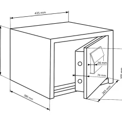 Coffre-fort Burg-Wachter CL 410 K -15 L