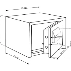 Coffre-fort Burg-Wachter CL 420 K - 27 L