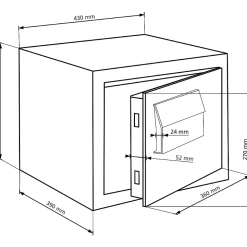 Coffre-fort Burg-Wachter Karat MT 640 EFP 1