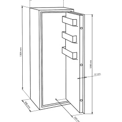 Coffre-fort Burg-Wachter ranger N 7 E - 130 L
