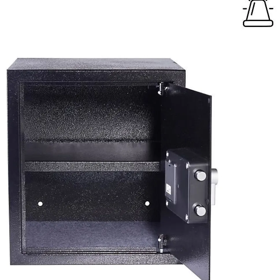 Coffre-fort electronique YALE YEC/390/DB2 40L silver metal
