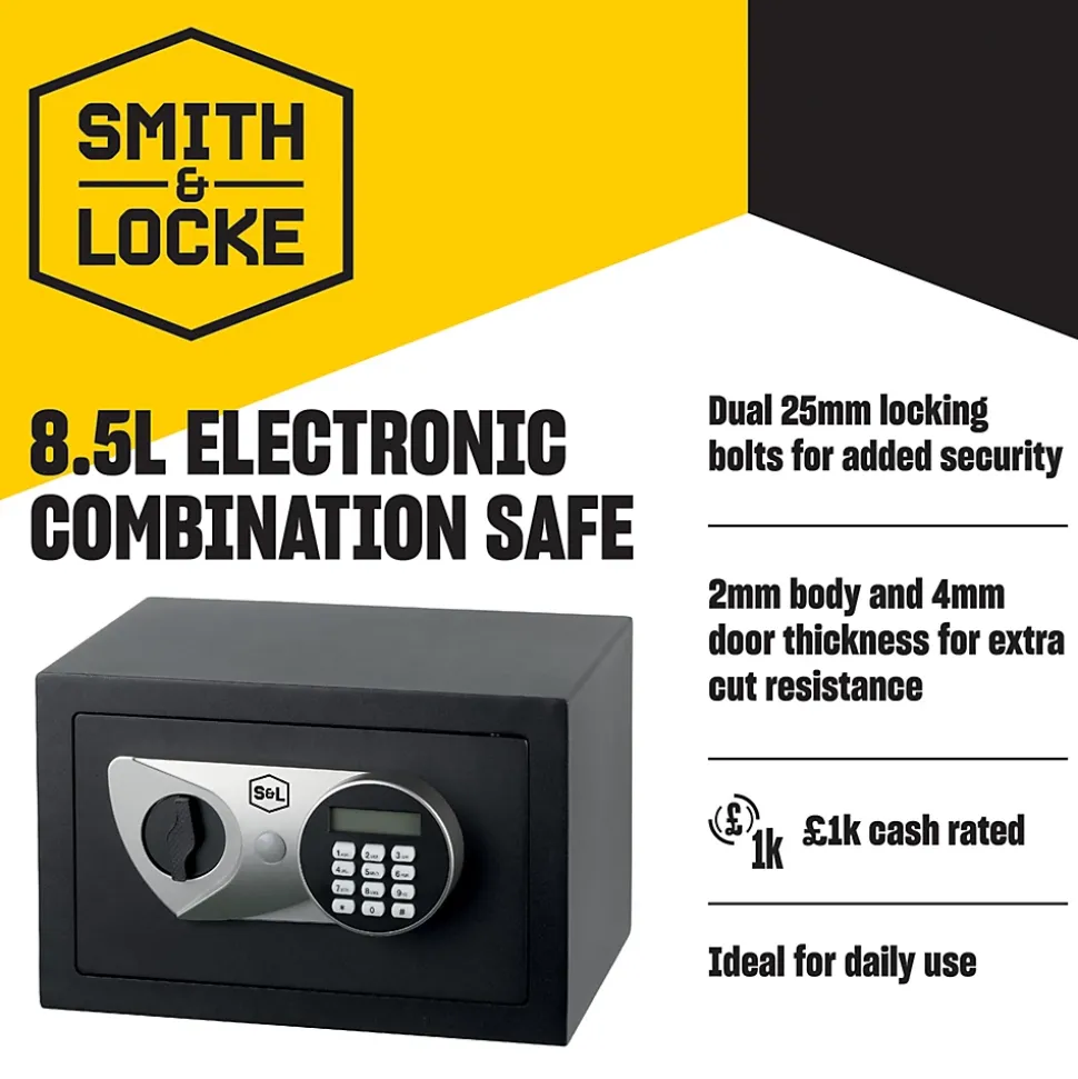 Coffre-fort électronique Smith & Locke - 8.5L