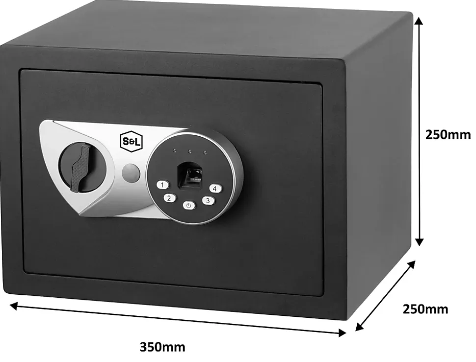 Coffre-fort ouverture biométrique Smith & Locke - 16L