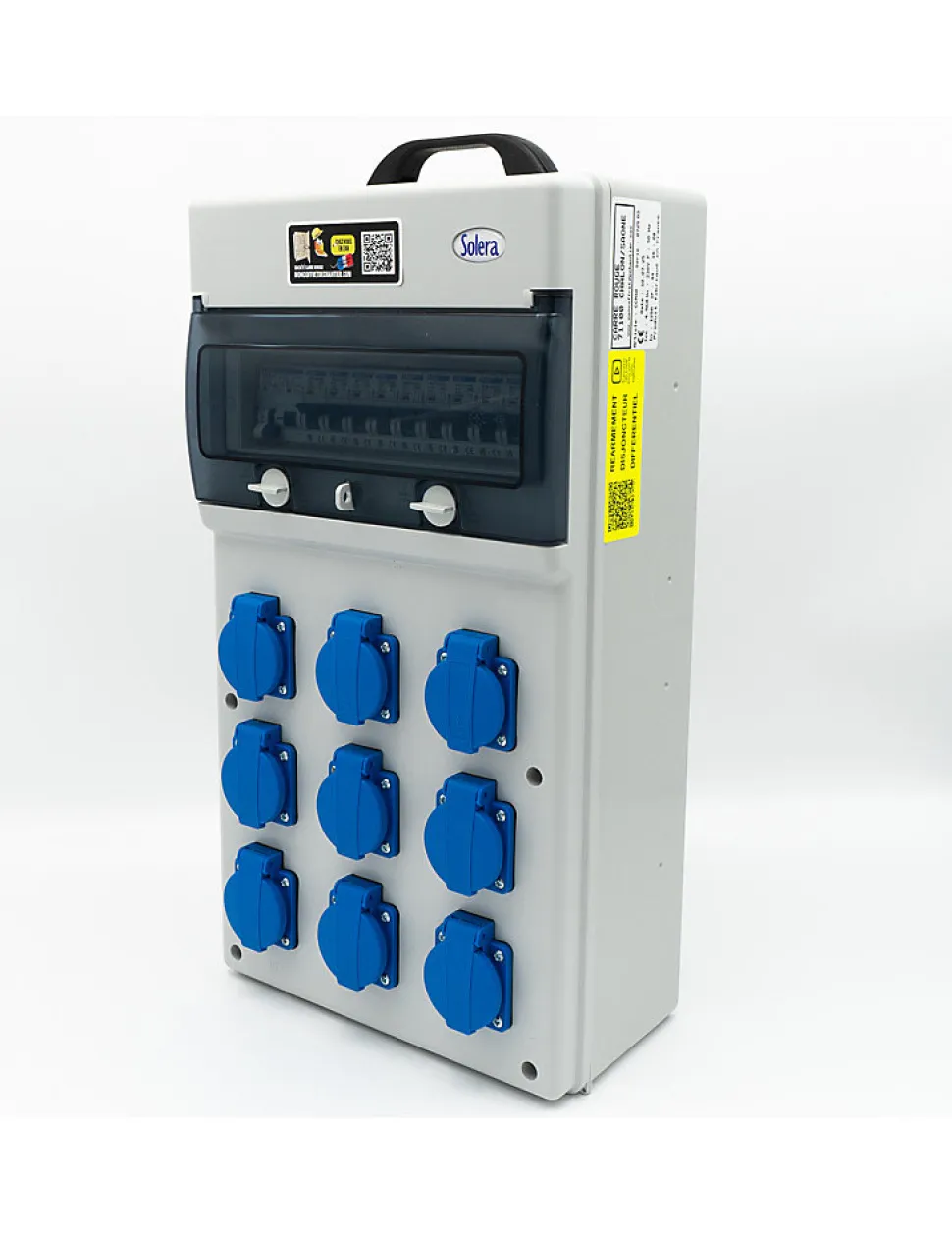Coffret 9 Prises Monophasé 40a