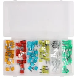 Coffret Assortiment de 120 Mini Fusibles Auto Enfichables
