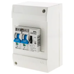 Coffret chauffe-eau 2 disj + contacteur jour/nuit Zenitech
