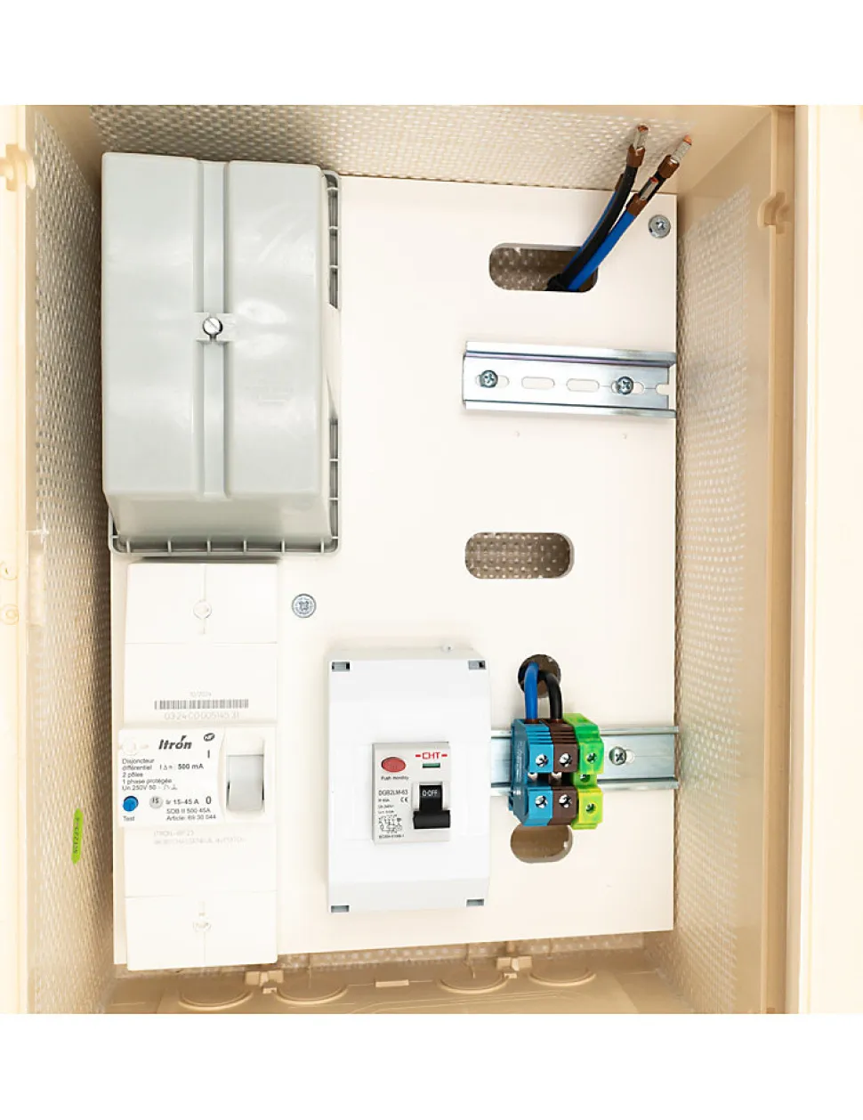 Coffret Complet 15 Mètres 3/6/9 Kw "aerien" Avec Bornier Ip2x