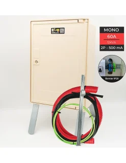 Coffret Complet 3 Mètres 12 Kw "souterrain" Avec Bornier Ip2x