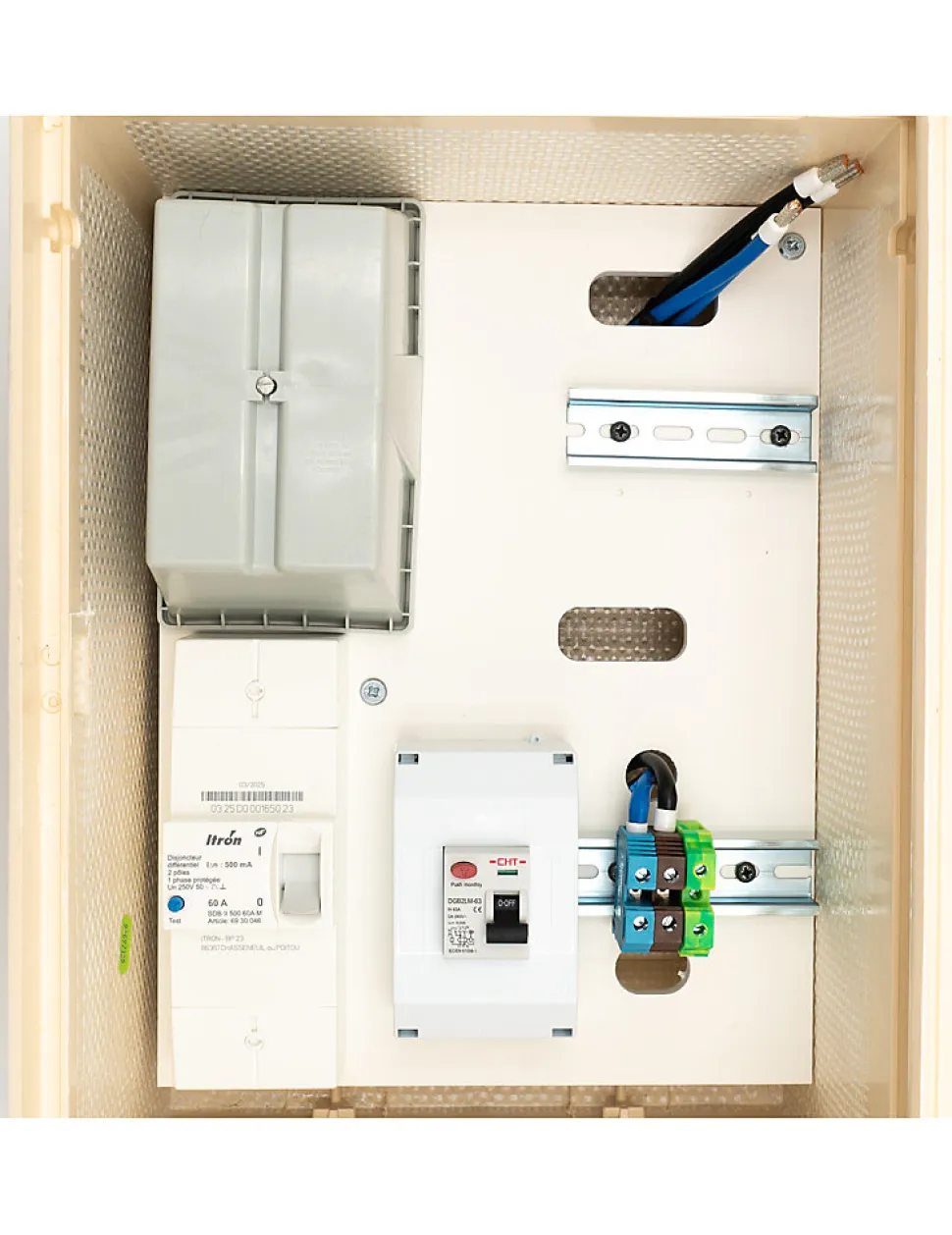 Coffret Complet 15 Mètres 12 Kw "aerien" Avec Bornier Ip2x