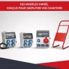 Coffret de Chantier Monophasé 230V ATOLE - 4 Prises NF 2P+T - 16A - 9 Modules - Coffret Électrique sans câble