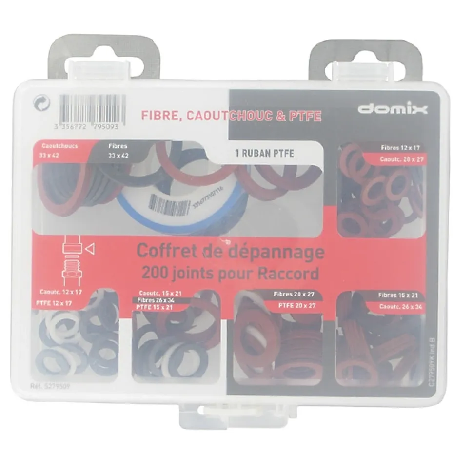 Coffret de dépannage pour raccords 200 joints Comap