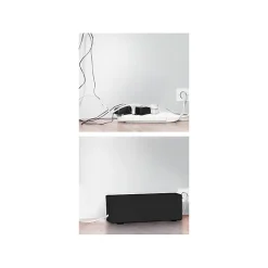 Coffret de rangement câbles et multiprises grande taille noir