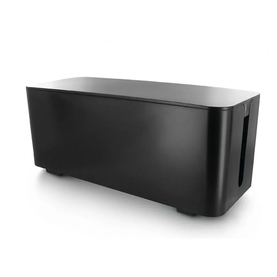 Coffret de rangement câbles et multiprises grande taille noir