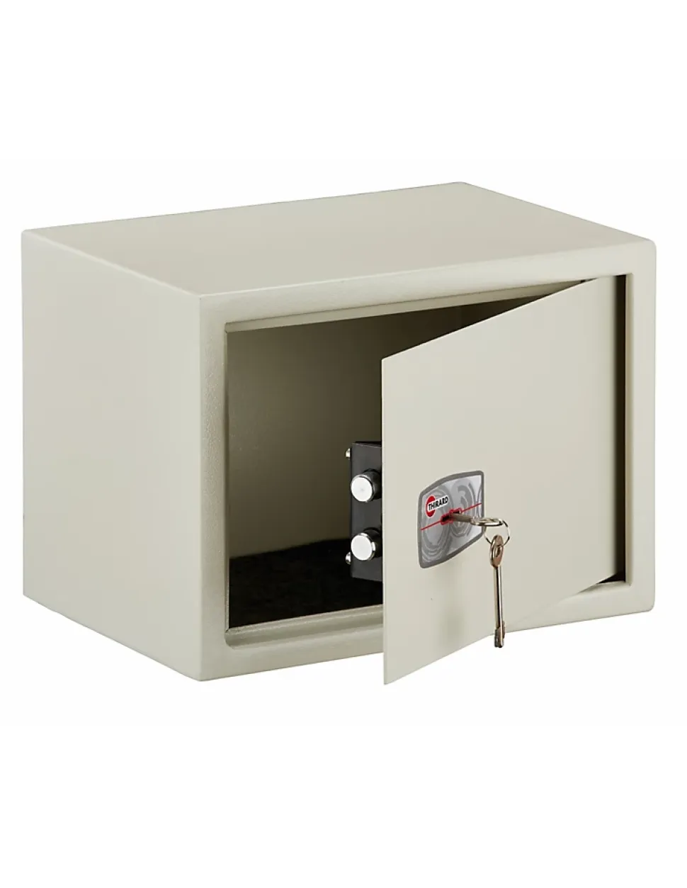 Coffret de sécurité à poser Sedan, fermeture par clé, 2 pênes, 15L - THIRARD