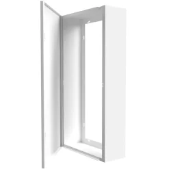 Coffret d'habillage ATOLE 13 modules en acier blanc pour tableaux éléctriques - H 670 x L 340 x P 140 mm - Réf. RCH200