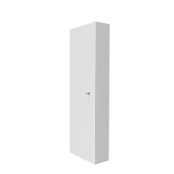 Coffret d'habillage ATOLE 13 modules en acier blanc avec serrure à clef - H 1170 x L 340 x P 140 mm - Réf. RCH600GSS