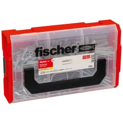 Coffret Fixtainer Chevilles Sx Plus 6,8 / 10 Avec Vis Fischer 567894
