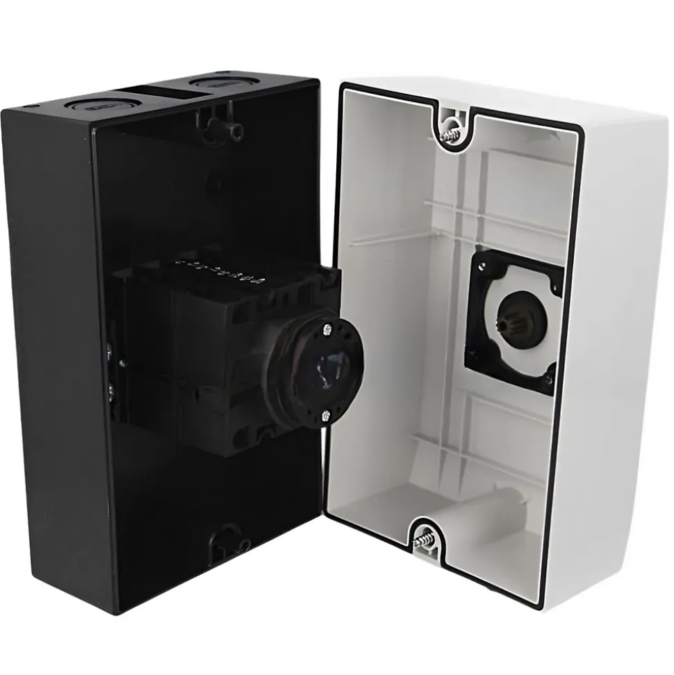 Coffret Inverseur De Source Manuel 40a Monophasé Ou Triphasé Pour Groupe électrogène - Avec Position 0