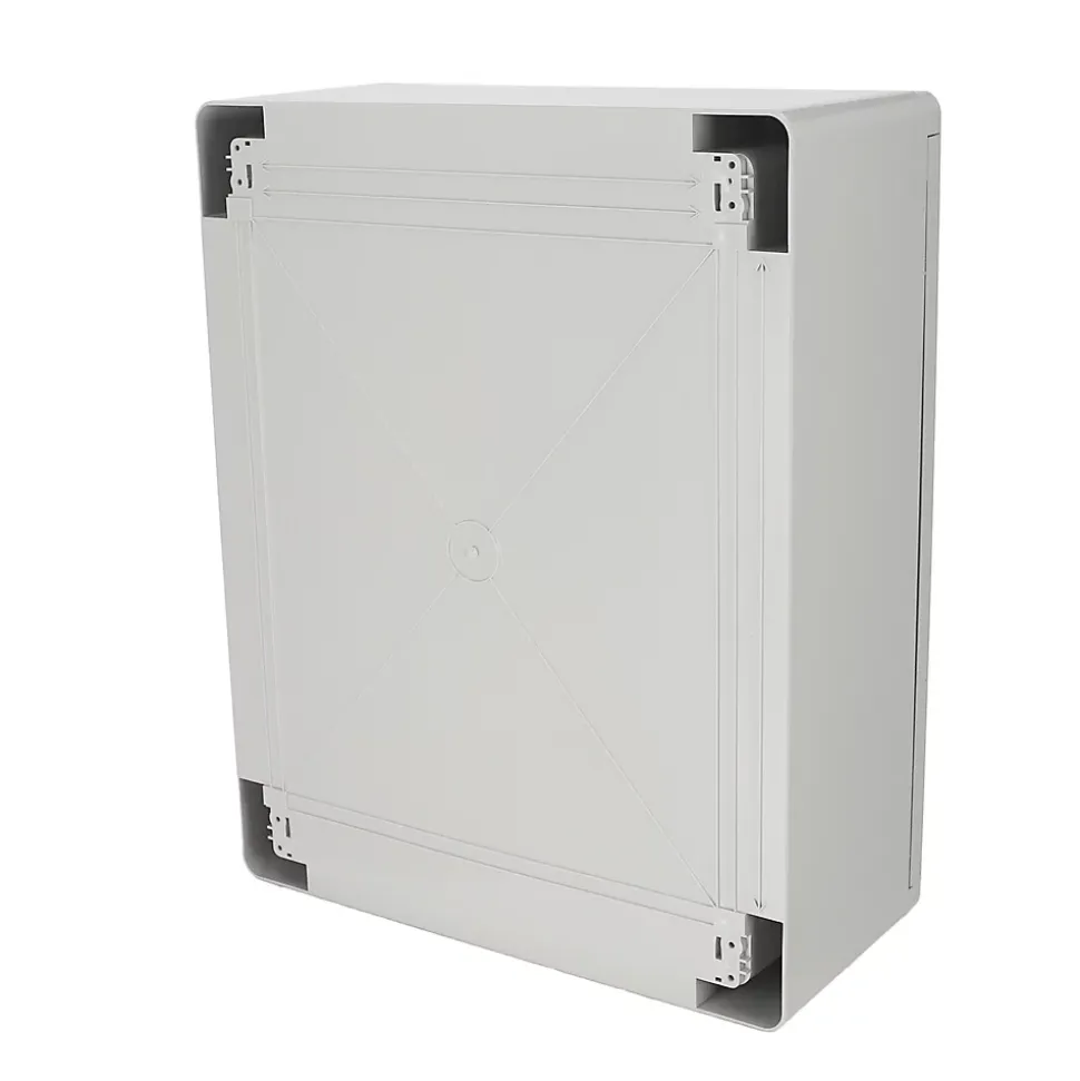 Coffret électrique ABS 400 x 500 x 180 mm Tableau électrique nu avec plaque de montage galvanisée, HOROZ