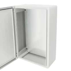 Coffret électrique ABS 400 x 600 x 200 mm Tableau électrique nu avec plaque de montage galvanisée, HOROZ