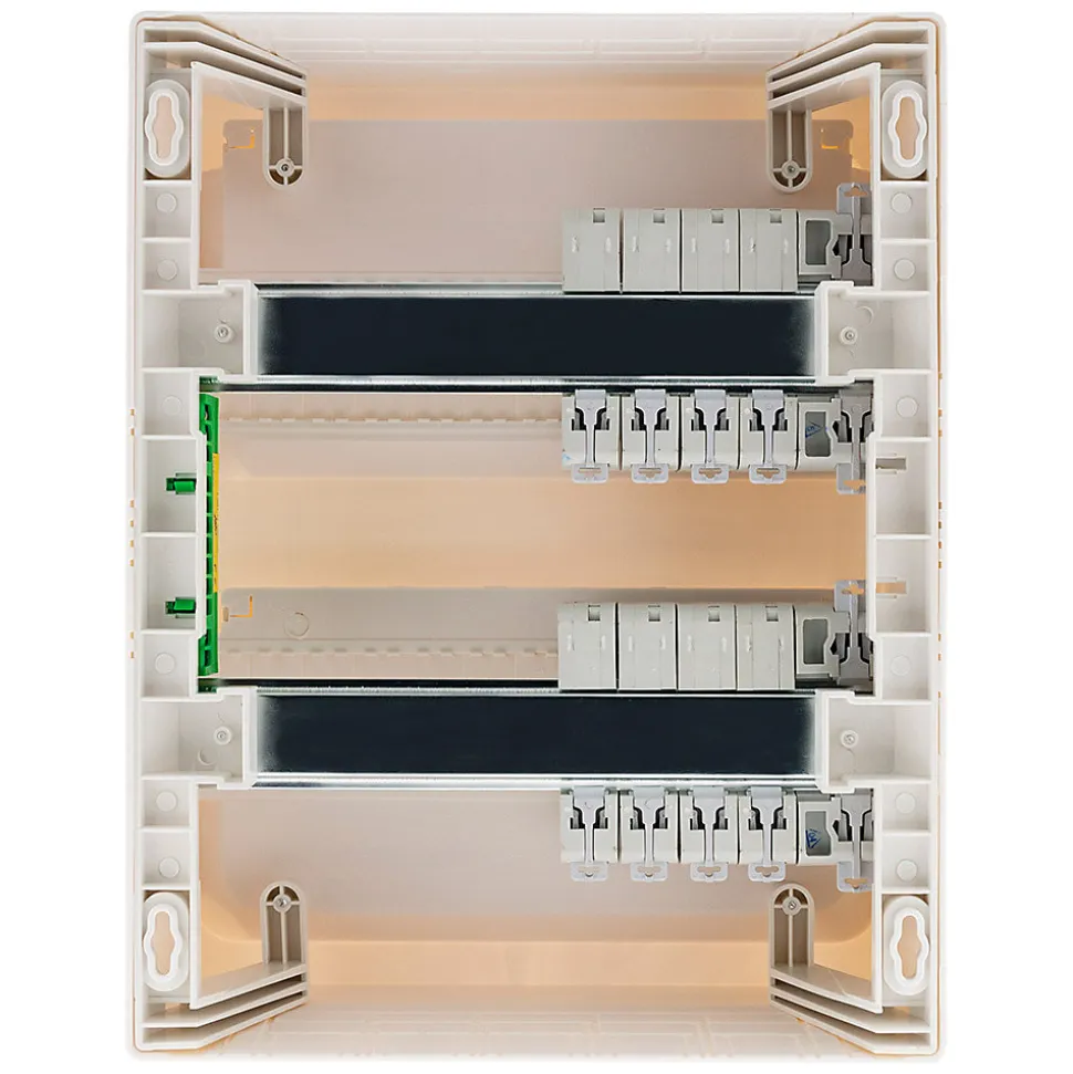 Coffret électrique 26 modules T1/T2 8 disj Zenitech
