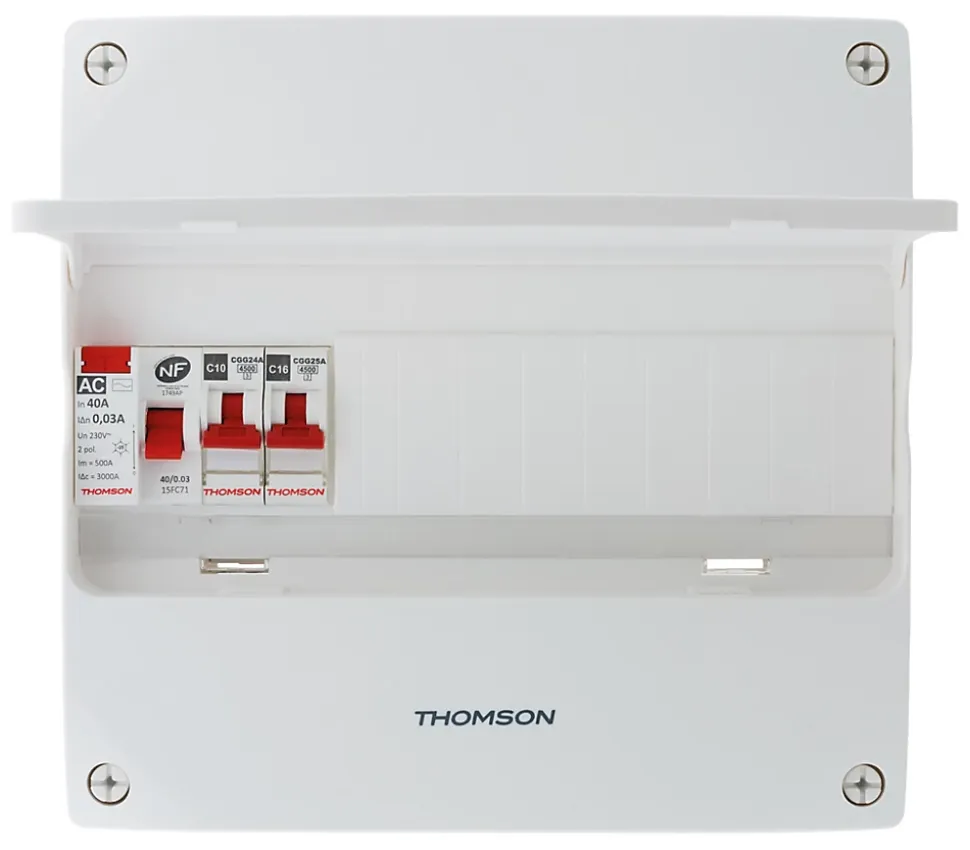 Coffret électrique 1 rangée 13 modules Thomson