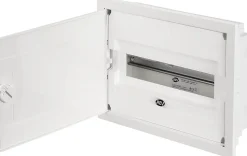 Coffret électrique encastré 12 modules 1 rangée blanc