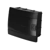 Coffret électrique encastré 8 modules Tableau électrique nu noir fumé, 215,5 x 173,5 x 104,5 mm, HOROZ