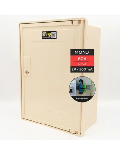 Coffret Mono 12 Kw Avec Bornier Ip2x