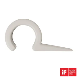 Coin de porte escargot Rei beige ⌀2,4x H.4,3 cm
