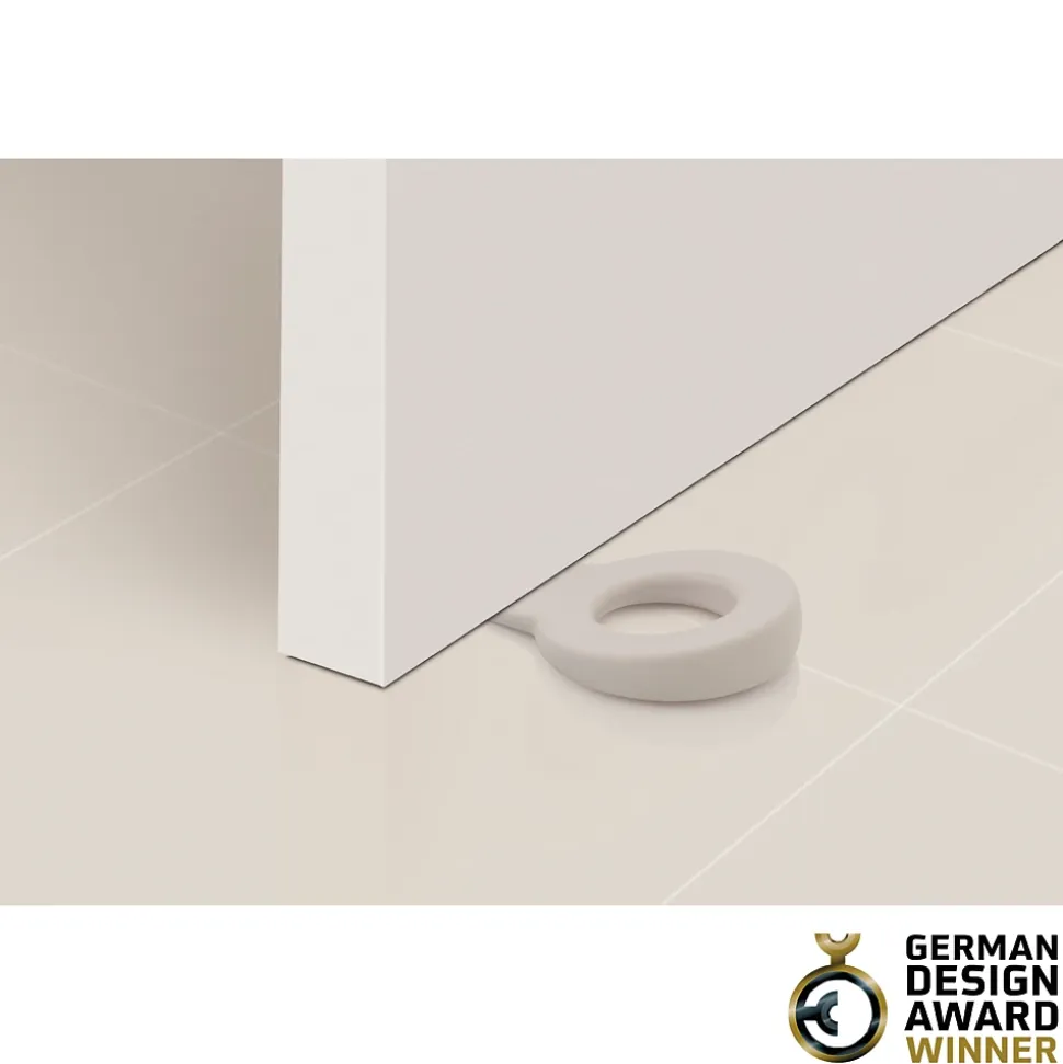 Coin de porte lock Rei sable ⌀8,2x H.1,5 cm