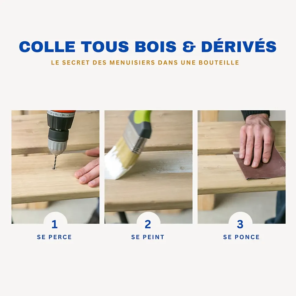Colle à bois Cyanolit 290g collage renforcé